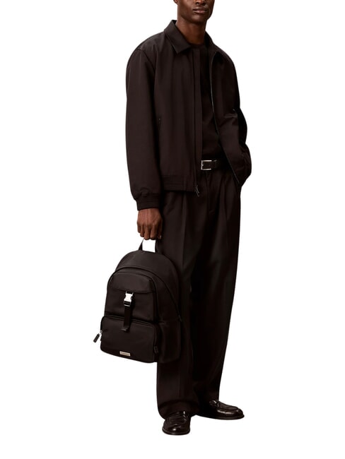 CLEAN ROUND Laptop-Rucksack auf Schwarz - PC-Rucks&auml;cke