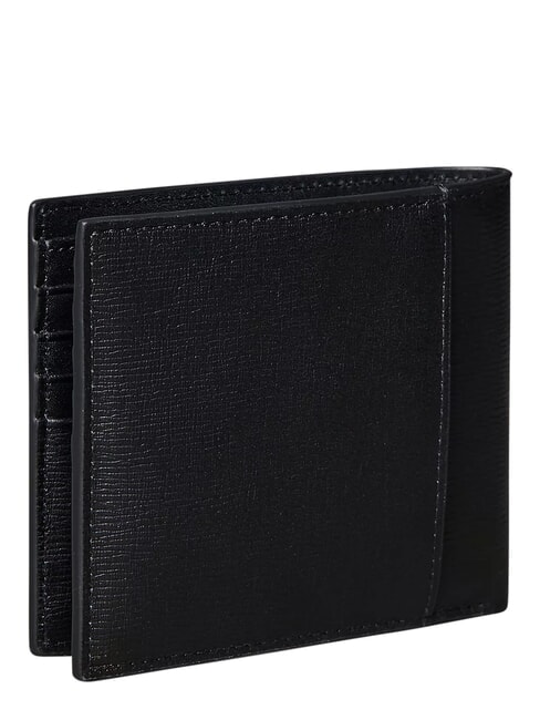 REFINED Ledergeldb&ouml;rse auf Schwarz - Brieftaschen Herren