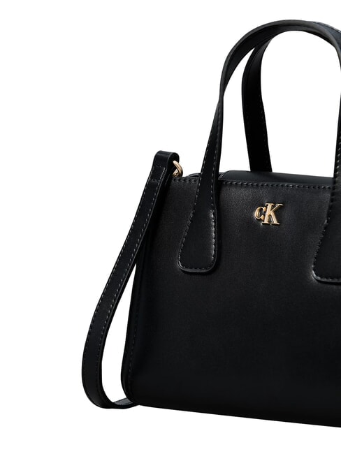 CK MINI Mini-Handtasche mit Schulterriemen auf Schwarz - Damentaschen