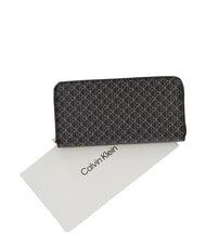 CALVIN KLEIN EMBLEM AOP Rei&szlig;verschluss-Geldb&ouml;rse Black AOP - Brieftaschen Damen - 3