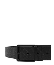 CALVIN KLEIN WARMTH BUCKLE Lederg&uuml;rtel schwarz/mattschwarz - G&uuml;rtel - 2