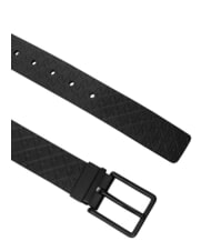 CALVIN KLEIN WARMTH BUCKLE Lederg&uuml;rtel schwarz/mattschwarz - G&uuml;rtel - 3