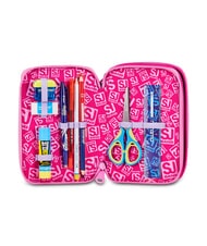 SJGANG SOFT POUCH GIRL Federm&auml;ppchen mit Schulset rosa Puppe - Etuis und Zubeh&ouml;r - 3