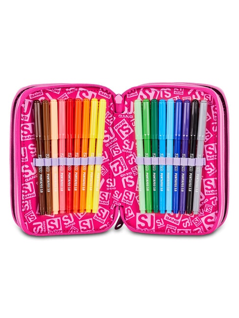 SOFT POUCH GIRL Federm&auml;ppchen mit Schulset rosa Puppe - Etuis und Zubeh&ouml;r