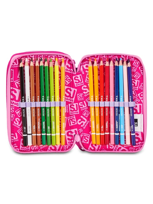 SOFT POUCH GIRL Federm&auml;ppchen mit Schulset rosa Puppe - Etuis und Zubeh&ouml;r
