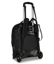 INVICTA PLUG FANTASY Abnehmbarer Trolley-Rucksack schwarzer Doodle - Rucks&auml;cke mit Trolleyfunktion - 3