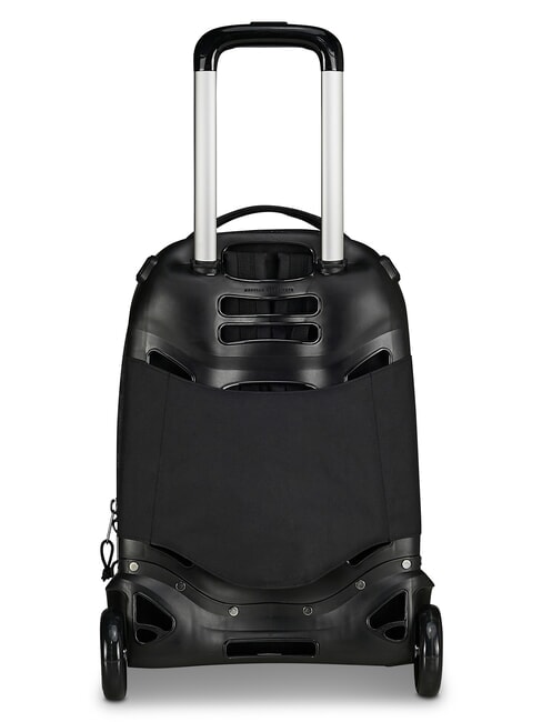 PLUG FANTASY Abnehmbarer Trolley-Rucksack schwarzer Doodle - Rucks&auml;cke mit Trolleyfunktion