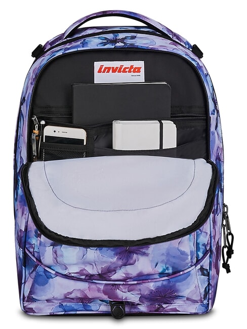 PLUG FANTASY Abnehmbarer Trolley-Rucksack Wasserfarbene Bl&uuml;ten - Rucks&auml;cke mit Trolleyfunktion