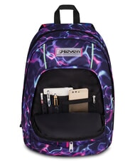 SEVEN ELECTRICVIBE GIRL 3-in-1-Trolley-Rucksack STIMMUNG INDIGO - Rucks&auml;cke mit Trolleyfunktion - 6