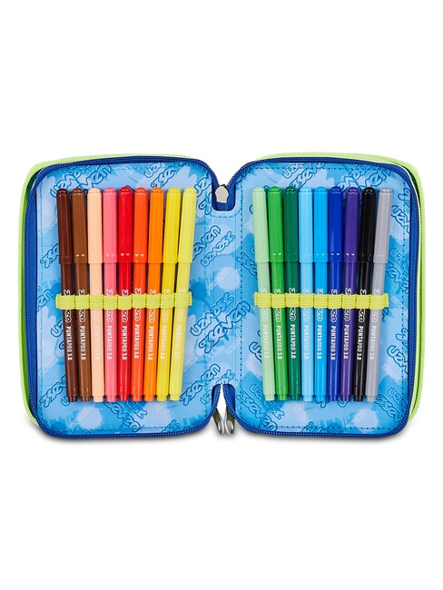 BLU FUSION Federm&auml;ppchen mit Schulset fluoreszierendes T&uuml;rkis - Etuis und Zubeh&ouml;r
