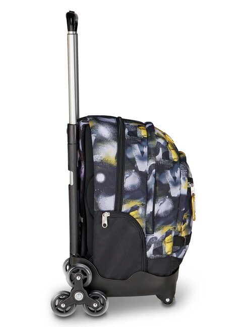 GOLDEN PAINT Dreifach-Rollen-Trolley-Rucksack Stahlgrau - Rucks&auml;cke mit Trolleyfunktion