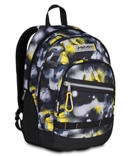 SEVEN GOLDEN PAINT Dreifach-Rollen-Trolley-Rucksack Stahlgrau - Rucks&auml;cke mit Trolleyfunktion - 4