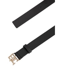 TOMMY HILFIGER TH LOGO Lederg&uuml;rtel Schwarz - G&uuml;rtel - 3