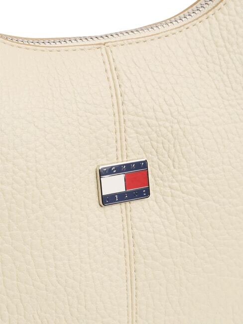 TJW SLOUCHY Schultertasche mit Plakette Hafennebel - Damentaschen