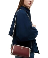 TOMMY HILFIGER TH GRACE Mini-Schultertasche Samtbraun - Damentaschen - 2