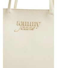 TOMMY HILFIGER TJW MUST XL-Schultertasche mit gepr&auml;gtem Logo Hafennebel - Damentaschen - 5