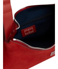 TOMMY HILFIGER TJW SLOUCHY Schultertasche aus Wildleder Arizona Red - Damentaschen - 5