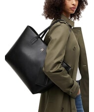 TOMMY HILFIGER TH ICON Umh&auml;ngetasche Schwarz - Damentaschen - 2
