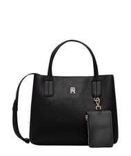 TOMMY HILFIGER TH ICON Handtasche mit Schulterriemen Schwarz - Damentaschen - 6