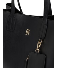 TOMMY HILFIGER TH ICON Handtasche Schwarz - Damentaschen - 5