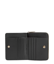 TOMMY HILFIGER TH ICON Mittelgro&szlig;e Geldb&ouml;rse mit Rei&szlig;verschluss Schwarz - Brieftaschen Damen - 3