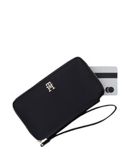 TOMMY HILFIGER TH LOGOTAPE Rei&szlig;verschluss-Geldb&ouml;rse Schwarz - Brieftaschen Damen - 3