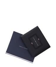TOMMY HILFIGER TH FOUNDATION Kreditkartenetui aus Leder Schwarz - Brieftaschen Herren - 3