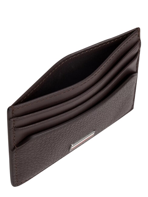 TH CENTRAL Kreditkartenetui aus Leder Kaffeebohnen - Brieftaschen Herren