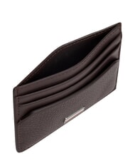 TOMMY HILFIGER TH CENTRAL Kreditkartenetui aus Leder Kaffeebohnen - Brieftaschen Herren - 3