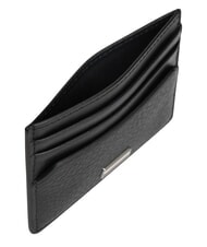 TOMMY HILFIGER TH CENTRAL Kreditkartenetui aus Leder Schwarz - Brieftaschen Herren - 3