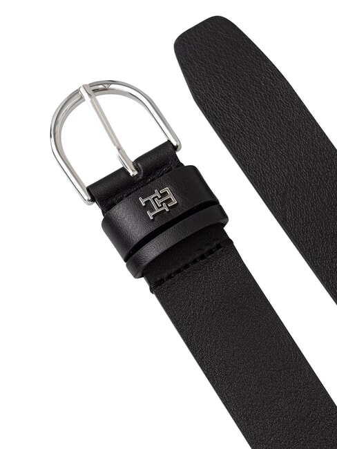 ESSENTIAL EFFORTLESS Lederg&uuml;rtel Schwarz - G&uuml;rtel