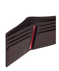 TOMMY HILFIGER TH CENTRAL Kreditkartenetui aus Leder Kaffeebohnen - Brieftaschen Herren - 3
