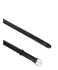 CALVIN KLEIN ESSENTIAL BUCKLE Lederg&uuml;rtel Schwarz / Antik-Hellgold - G&uuml;rtel - 2