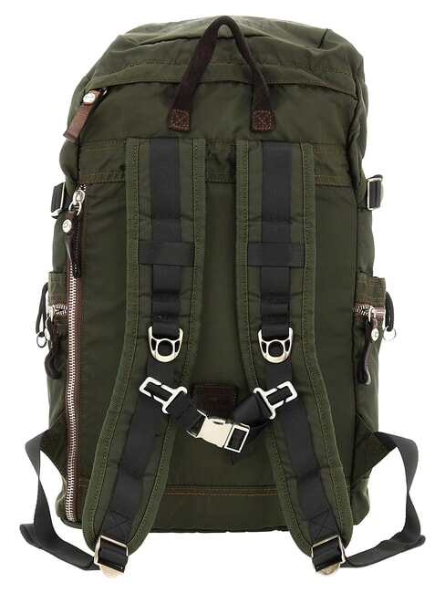 CERVINO Outdoor-Rucksack mit mehreren F&auml;chern Milit&auml;r/Maurisch - Rucks&auml;cke f&uuml;r Schule &amp; Freizeit