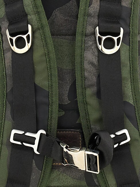 CERVINO Outdoor-Rucksack mit mehreren F&auml;chern Milit&auml;r/Maurisch - Rucks&auml;cke f&uuml;r Schule &amp; Freizeit