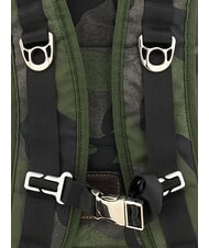 CAMPOMAGGI CERVINO Outdoor-Rucksack mit mehreren F&auml;chern Milit&auml;r/Maurisch - Rucks&auml;cke f&uuml;r Schule &amp; Freizeit - 3