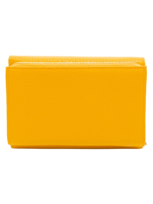 BASIC Mittelgro&szlig;e Brieftasche aus Leder Gelb - Brieftaschen Damen