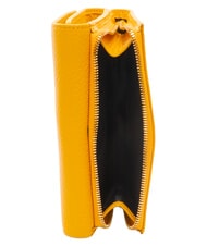 BRACCIALINI BASIC Mittelgro&szlig;e Brieftasche aus Leder Gelb - Brieftaschen Damen - 4