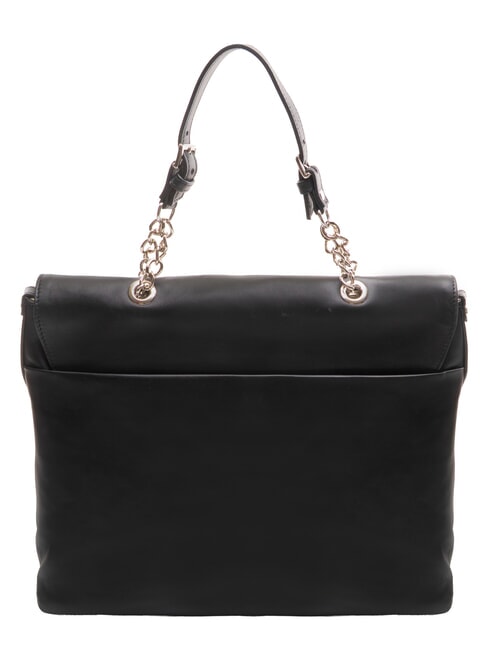 SANDRA Schultertasche, Leder Schwarz - Damentaschen