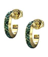 GUESS TRINITY Stahlohrringe Gelbgold/Violett - Ohrringe - 2