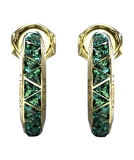 GUESS TRINITY Stahlohrringe Gelbgold/Violett - Ohrringe - 3