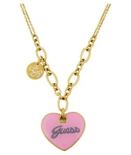 GUESS VINTAGE Stahlkette gelbgold/rosa - Halsketten - 2
