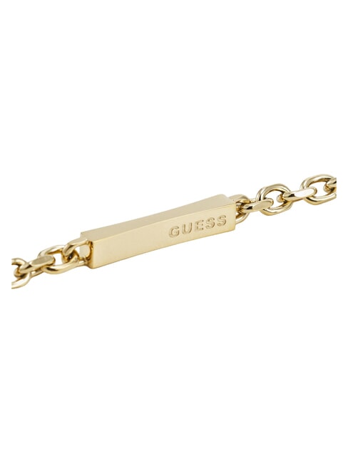 X PLATE Armband aus poliertem Stahl gelbes Gold - Herrenarmb&auml;nder