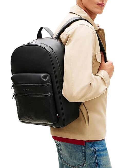 TJM HERITAGE Laptop-Rucksack Schwarz - Herrenarmb&auml;nder