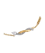 GUESS TWIST Geflochtenes Armband aus Stahl Gelbgold/Rhodium - Armb&auml;nder - 2