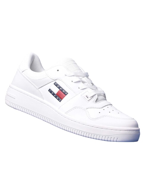TOMMY JEANS Ledersneakers Wei&szlig; - Herrenschuhe