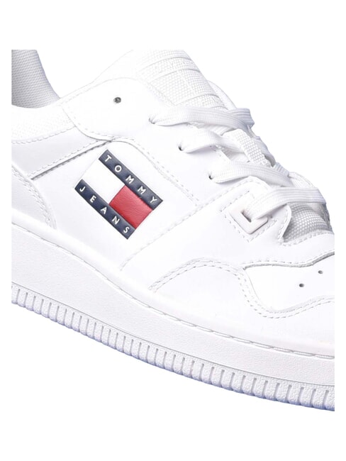 TOMMY JEANS Ledersneakers Wei&szlig; - Herrenschuhe