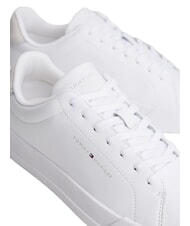 TOMMY HILFIGER TH Ledersneakers Wei&szlig; - Herrenschuhe - 7