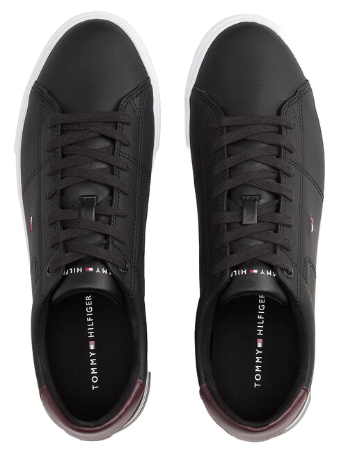 ESSENTIAL LEATHER Ledersneakers Schwarz - Herrenschuhe