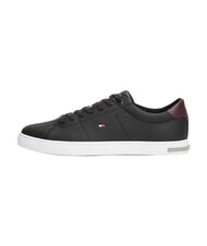 TOMMY HILFIGER ESSENTIAL LEATHER Ledersneakers Schwarz - Herrenschuhe - 6